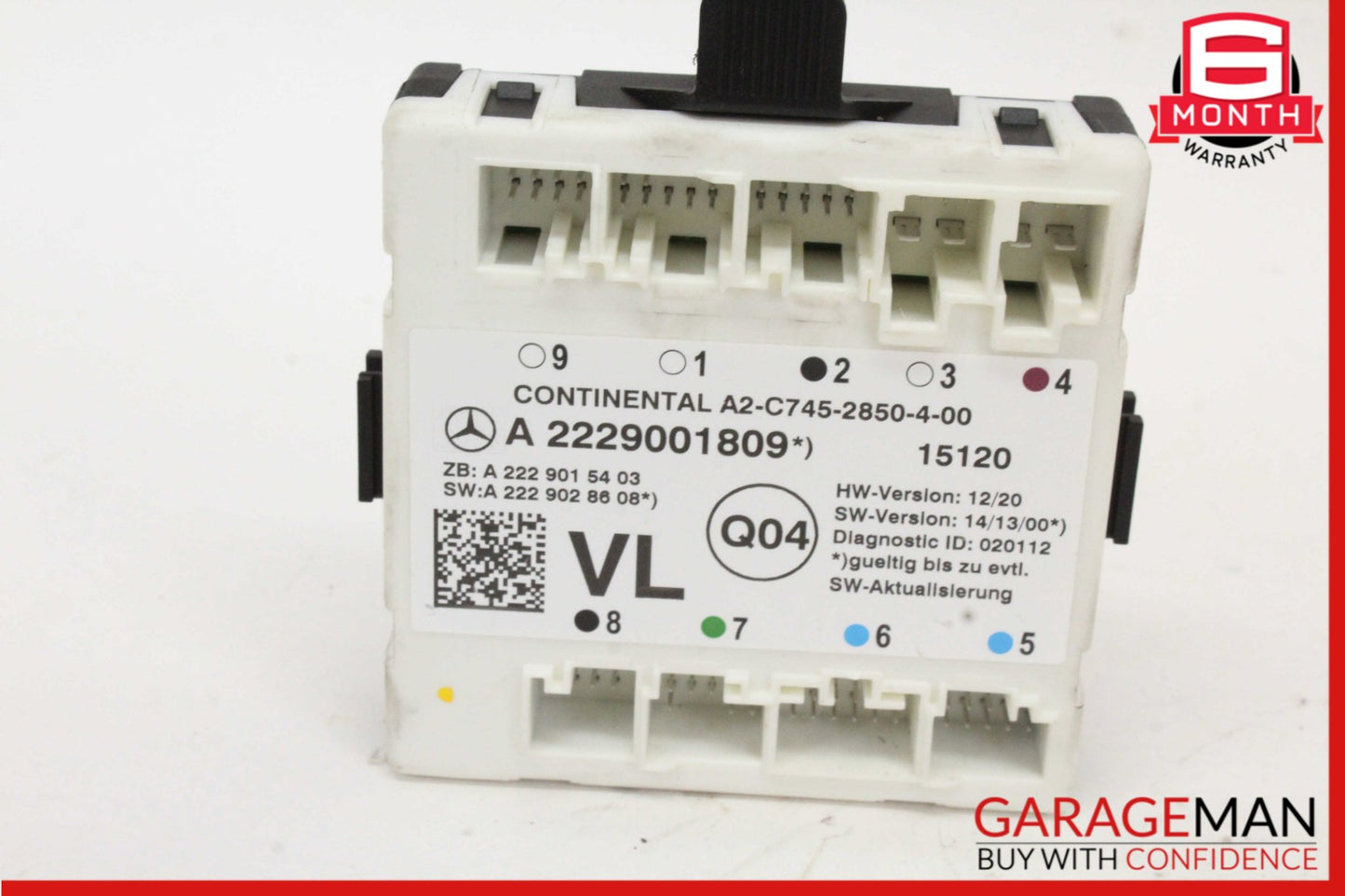 15-23 Mercedes W205 C300 Front Left Side Door Control Module Unit OEM