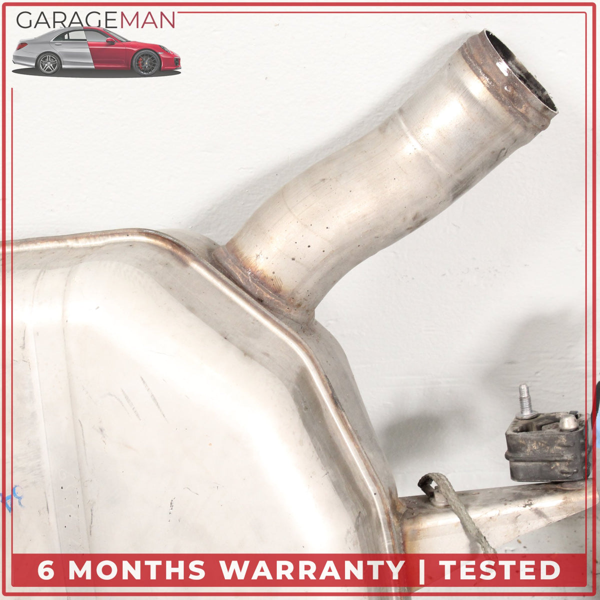 2012-2019 BMW 650i Rear Left and Right Side Exhaust Muffler w/ Tip Set of 2 OEM