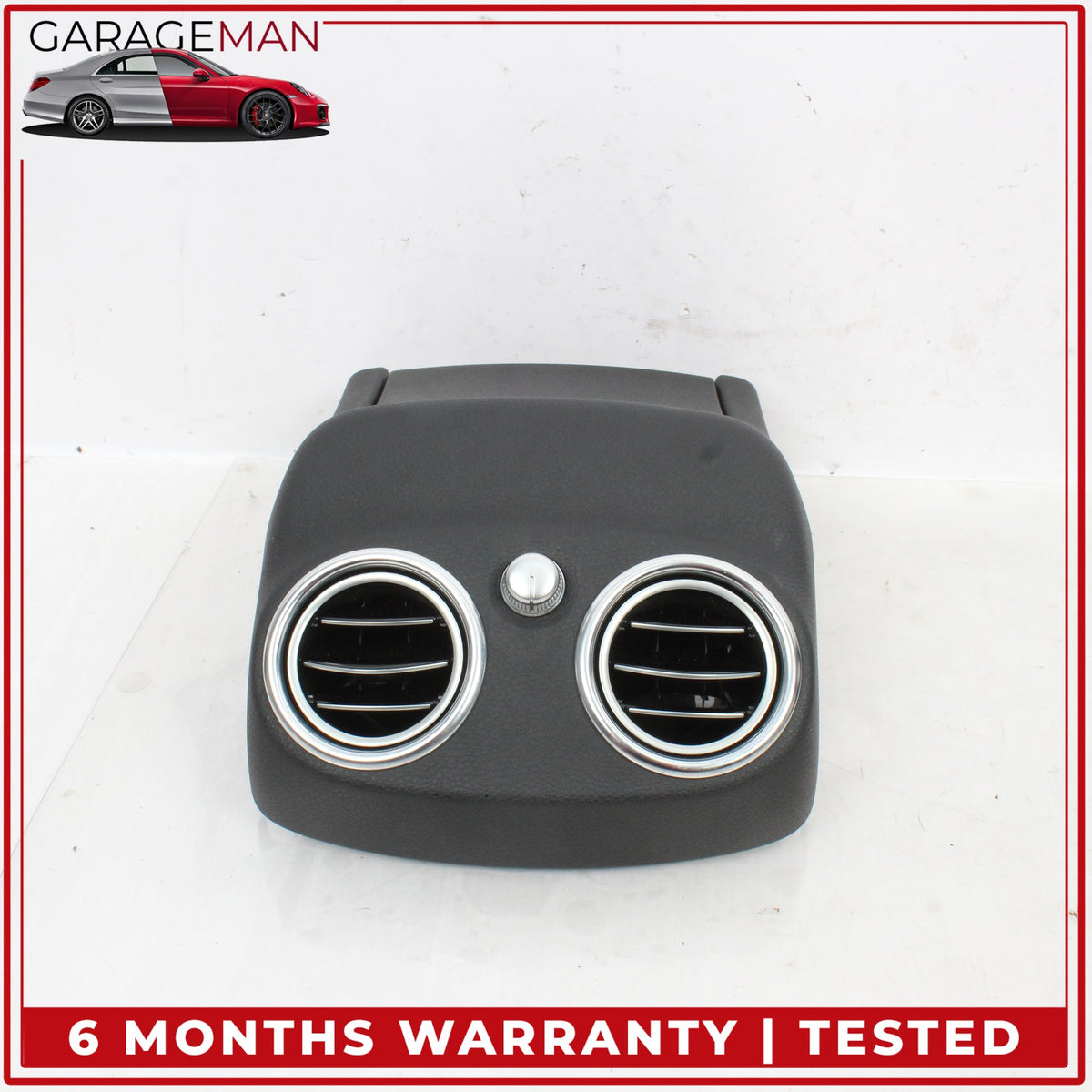 2015-2020 Mercedes W205 C300 C350e Rear Center Console A/C Air Vent Trim OEM