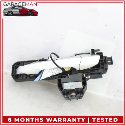2015-2020 Mercedes X156 GLA250 Rear Left Exterior Door Handle Polar White OEM