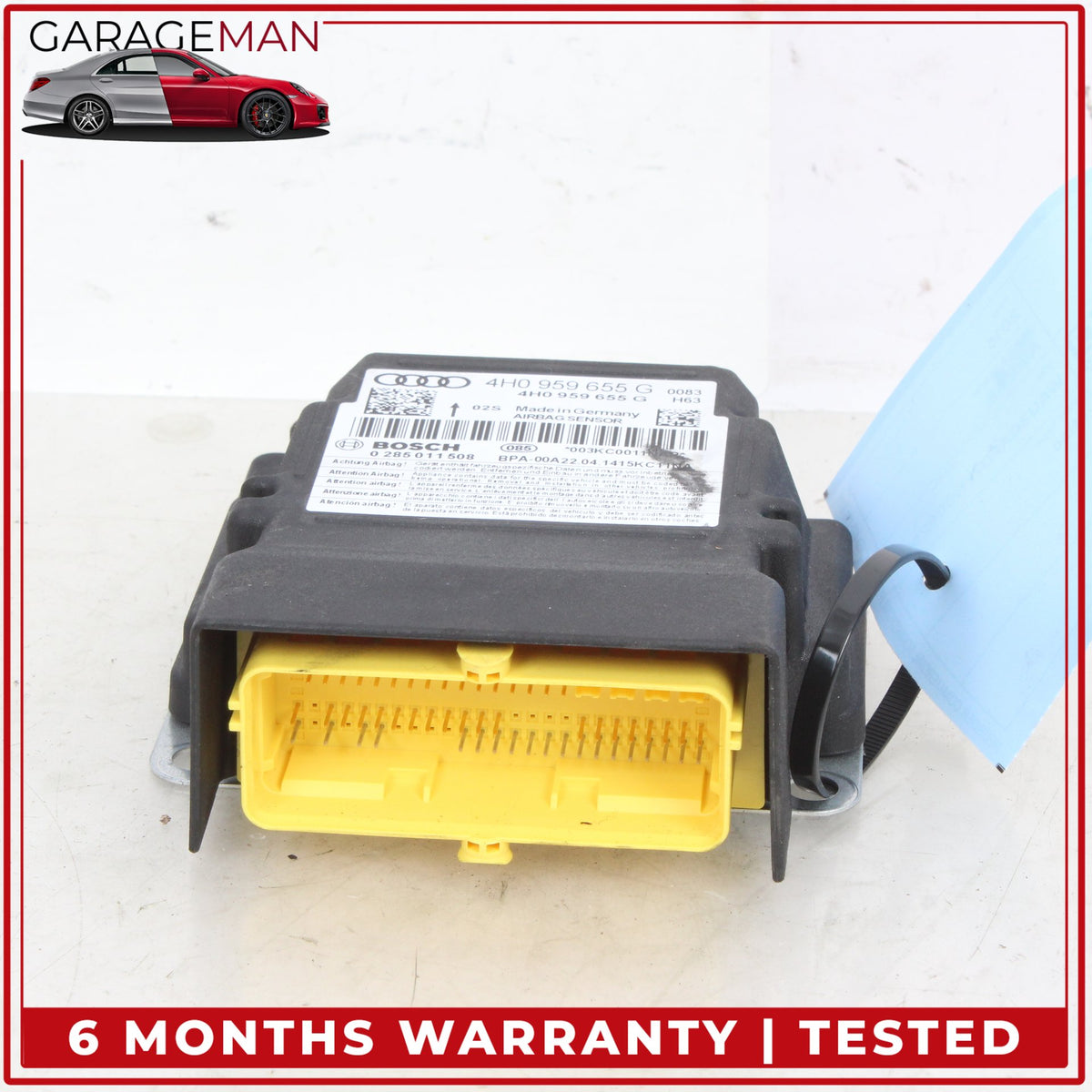 2015-2018 Audi A8 S8 Airbag Air Bag Sensor Module Bosch 4H0959655G OEM