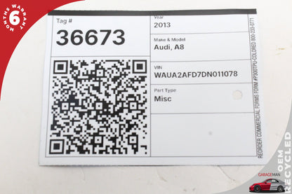 2012-2018 Audi A8 Electronic Parking Brake Control Module 4H0907801H OEM