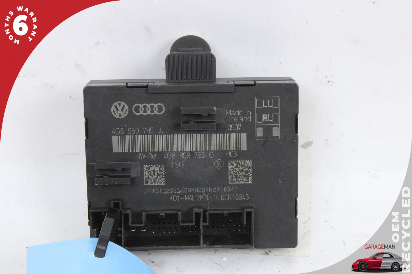 2012-2018 Audi A6 Rear Left or Right Side Door Control Module 4G8959795J OEM
