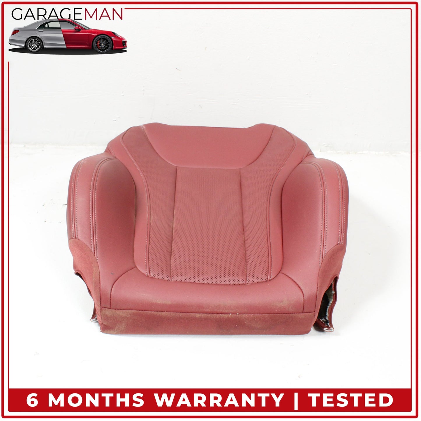 2019-2025 BMW 330i Front Right Passenger Side Top Upper Seat Cushion Red OEM