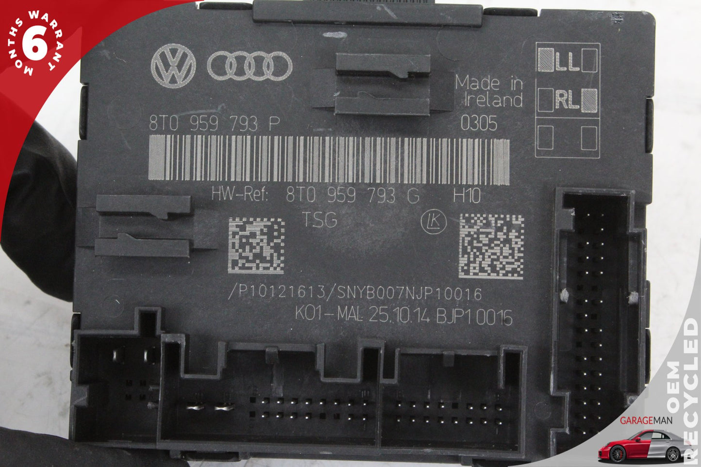 2012-2017 Audi A5 S5 Front Left Side Door Control Module Unit 8T0959793P OEM