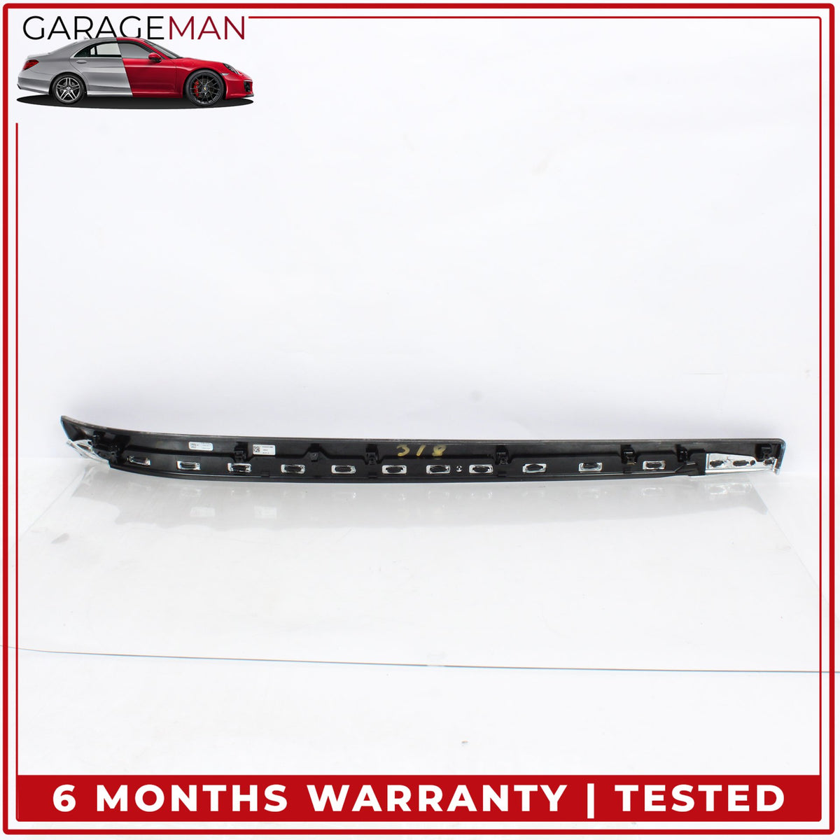 2014-2020 Mercedes W222 S550e Front and Rear Interior Door Molding Trim Wood OEM