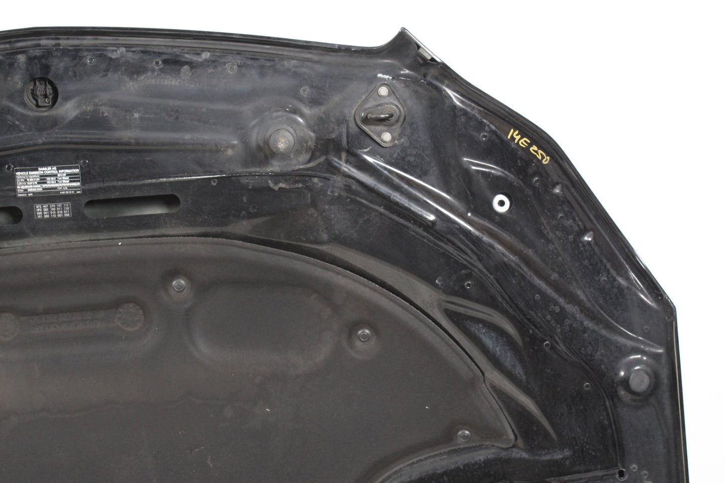 14-16 Mercedes W212 E250 E400 E550 Hood Panel Assembly Black OEM