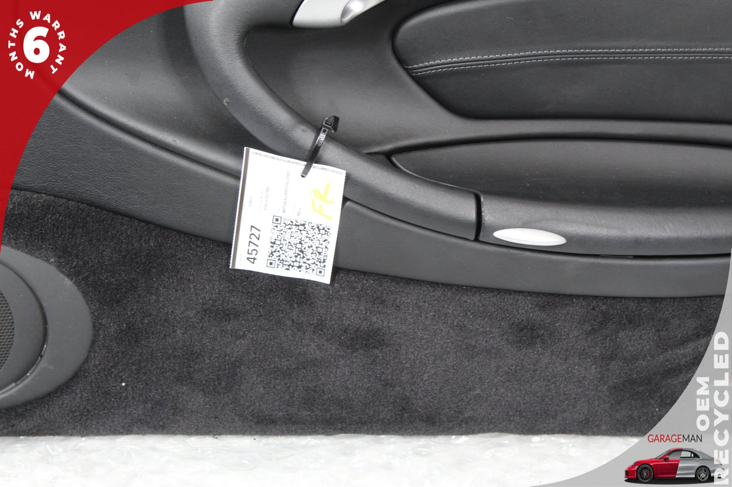 1999-2005 Porsche 911 996 Coupe Right Front Door Interior Panel 996555422Z0
