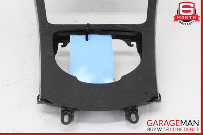 15-18 Mercedes W205 C300 Center Console Trim Bezel w/ Control Switch & Clock OEM