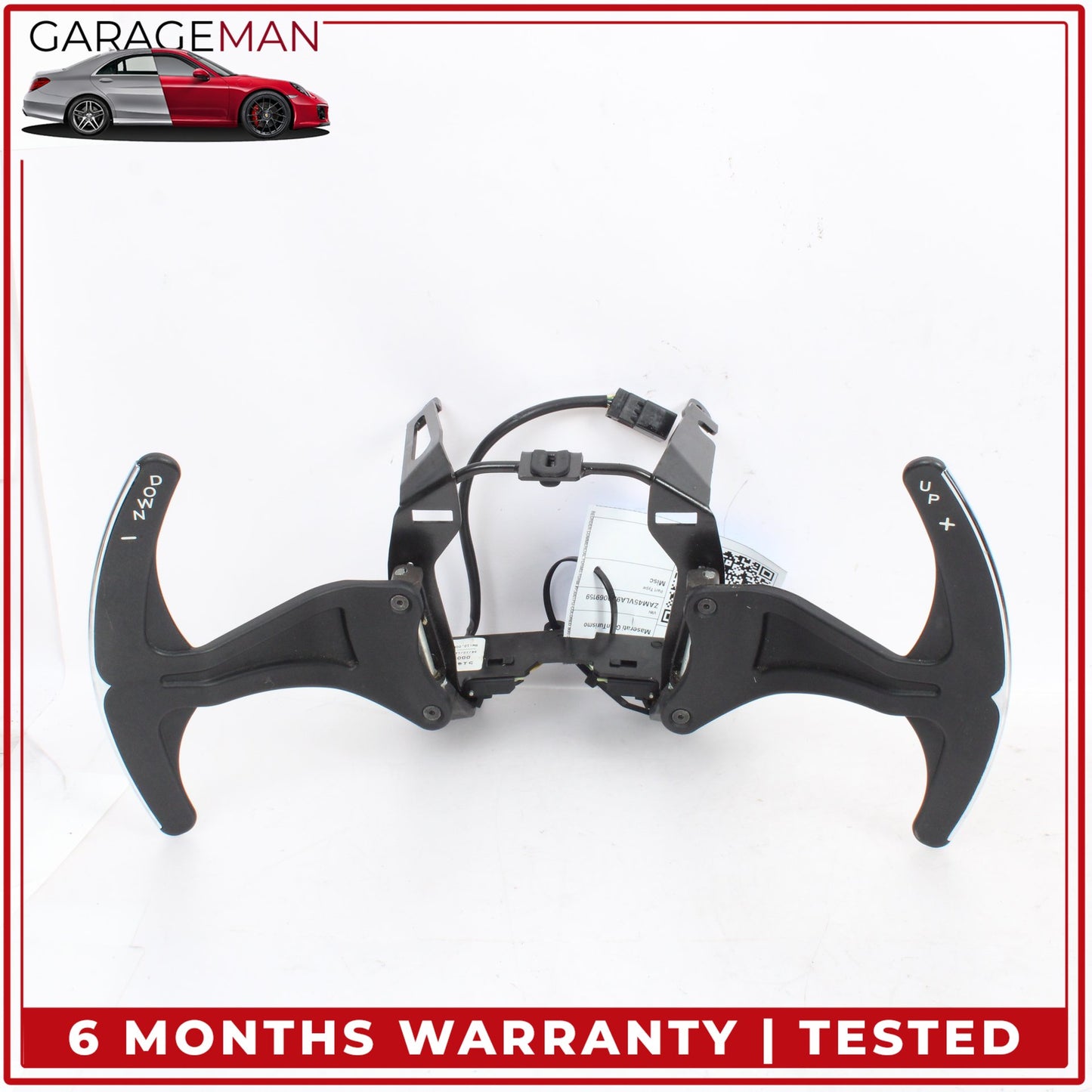 2008-2019 Maserati GranTurismo Steering Wheel Paddle Shifters Set 5144435 OEM