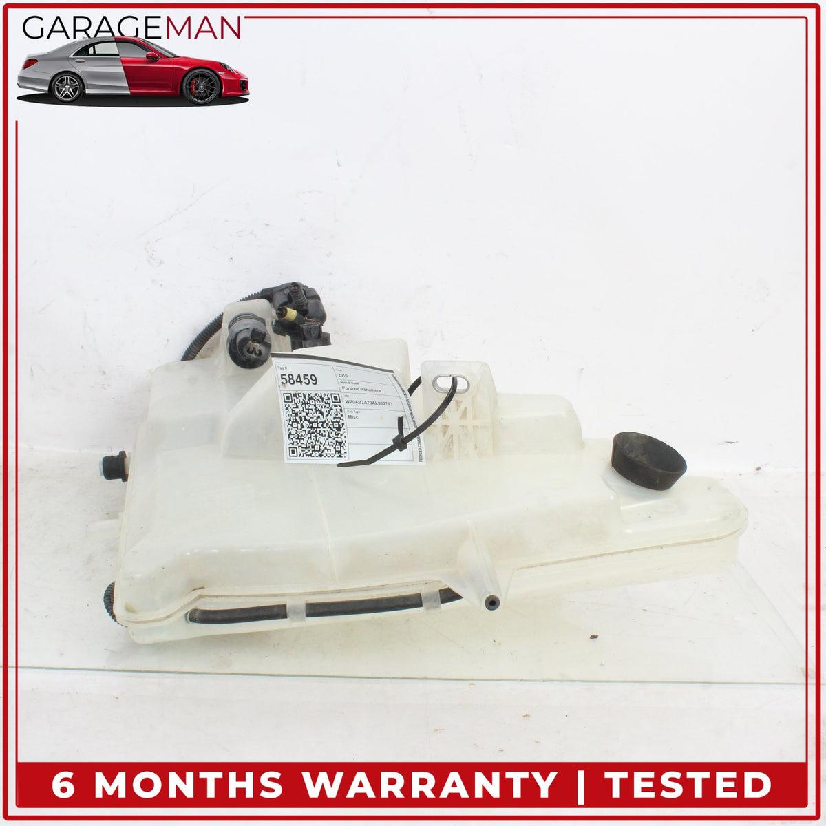 2010-2016 Porsche Panamera 970 Windshield Washer Bottle Tank 97052870100 OEM