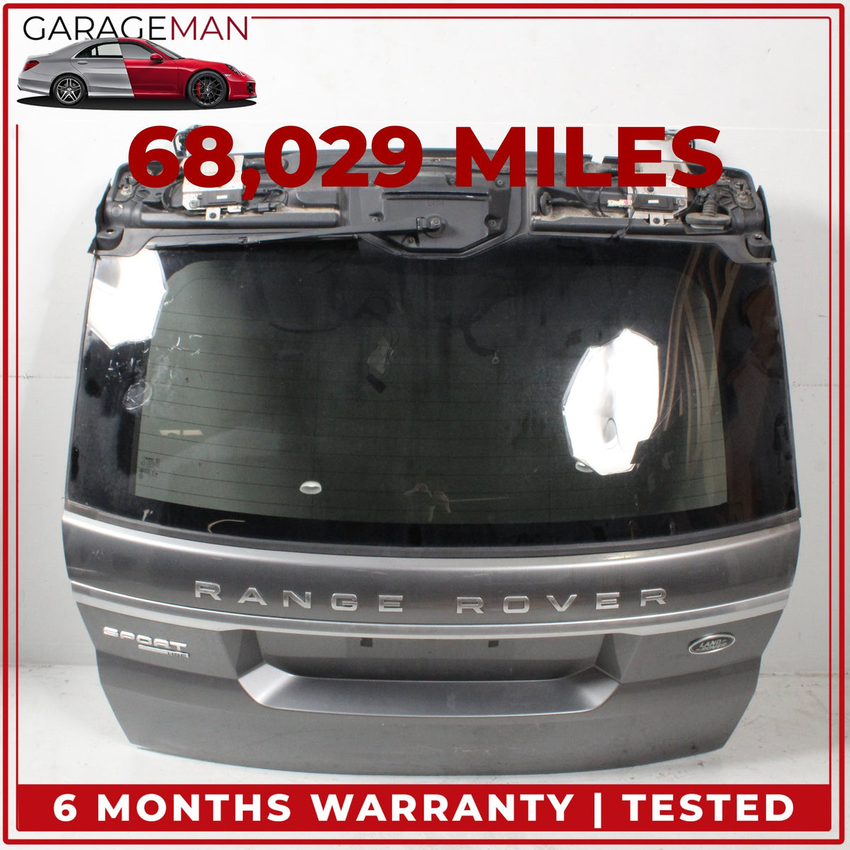 2014-2022 LR Range Rover Sport L494 Trunk Lid Liftgate Hatch Shell Gray OEM
