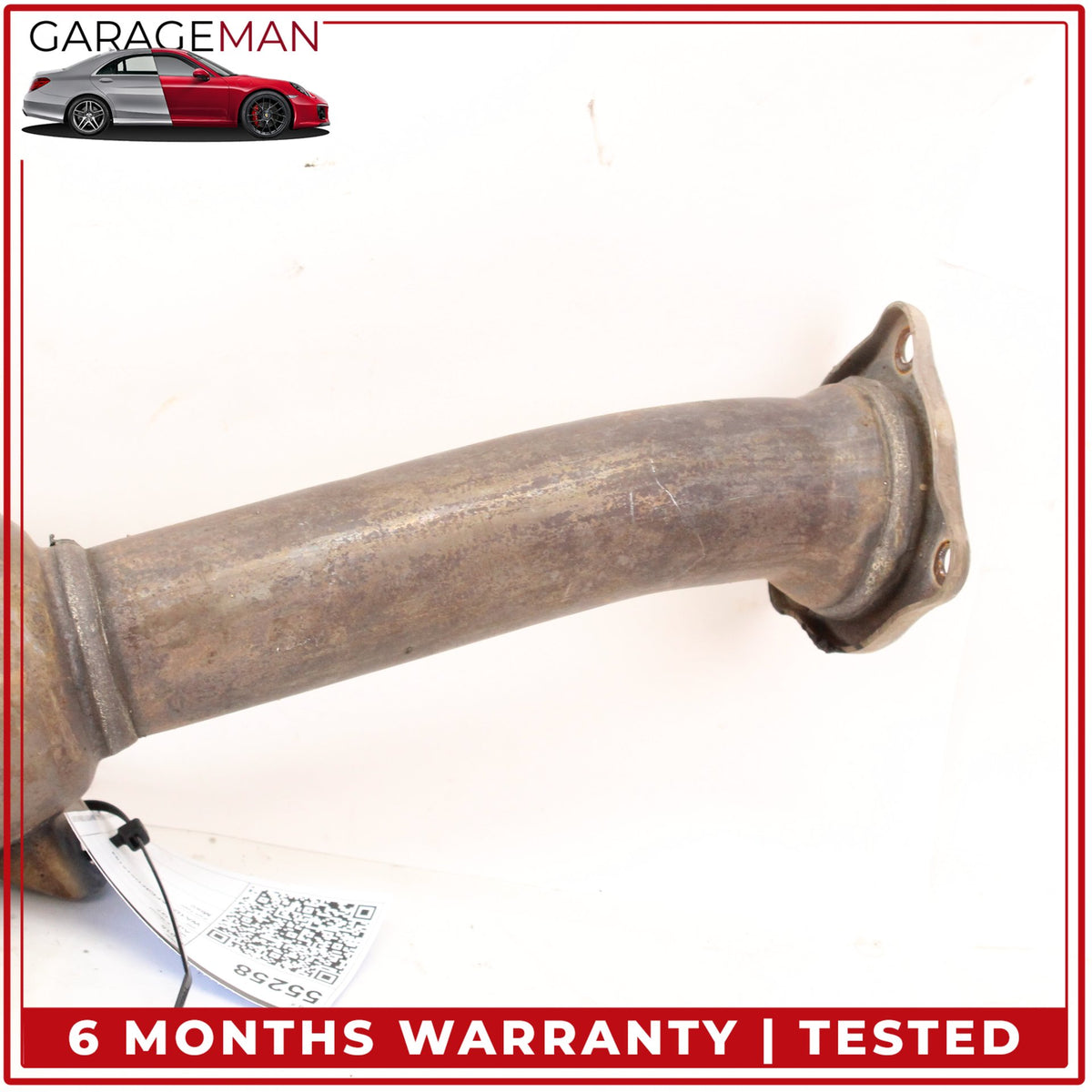 2011-2015 Audi Q7 4L 3.0L Left Side Exhaust Downpipe 7L8254301Q OEM