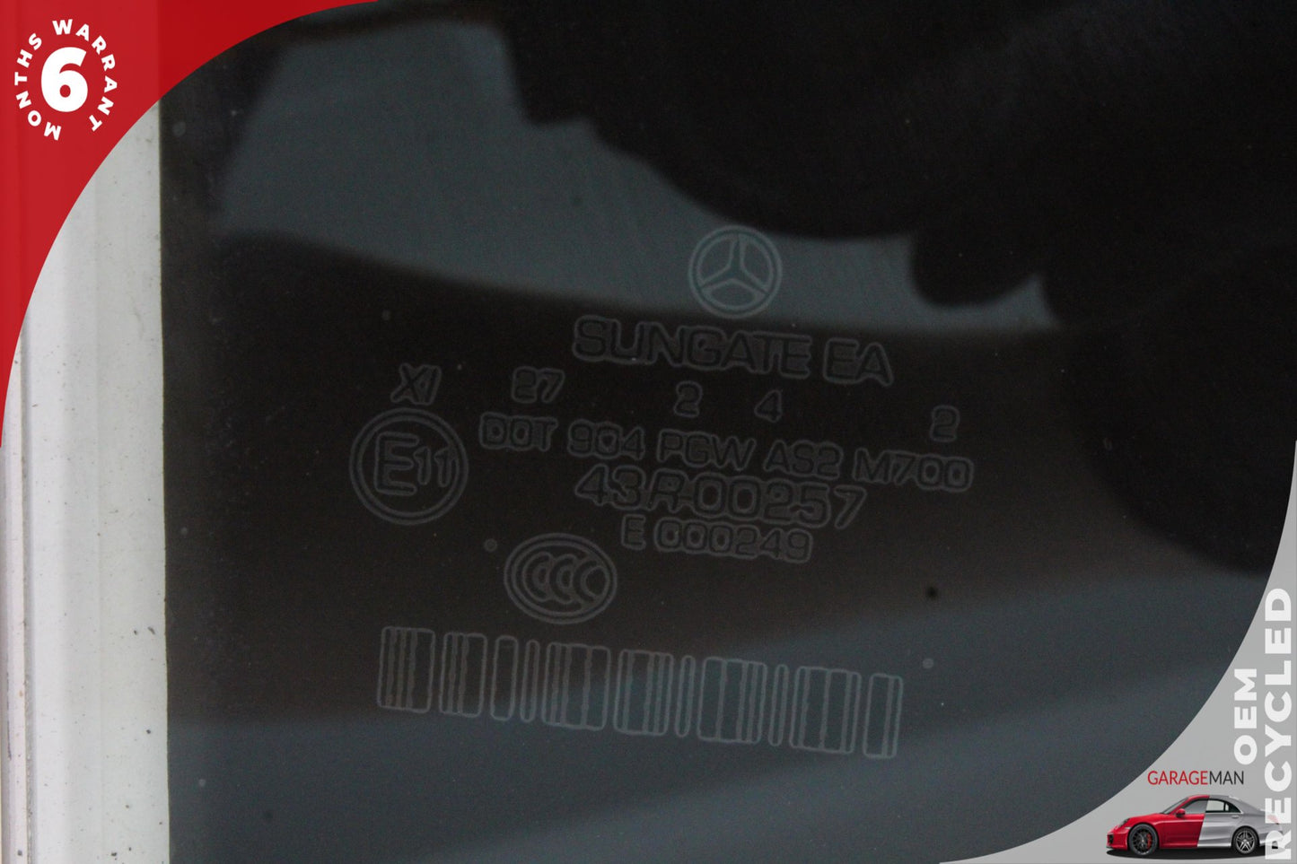 2007-2013 Mercedes W221 S550 S400 Rear Right Side Door Window Glass OEM