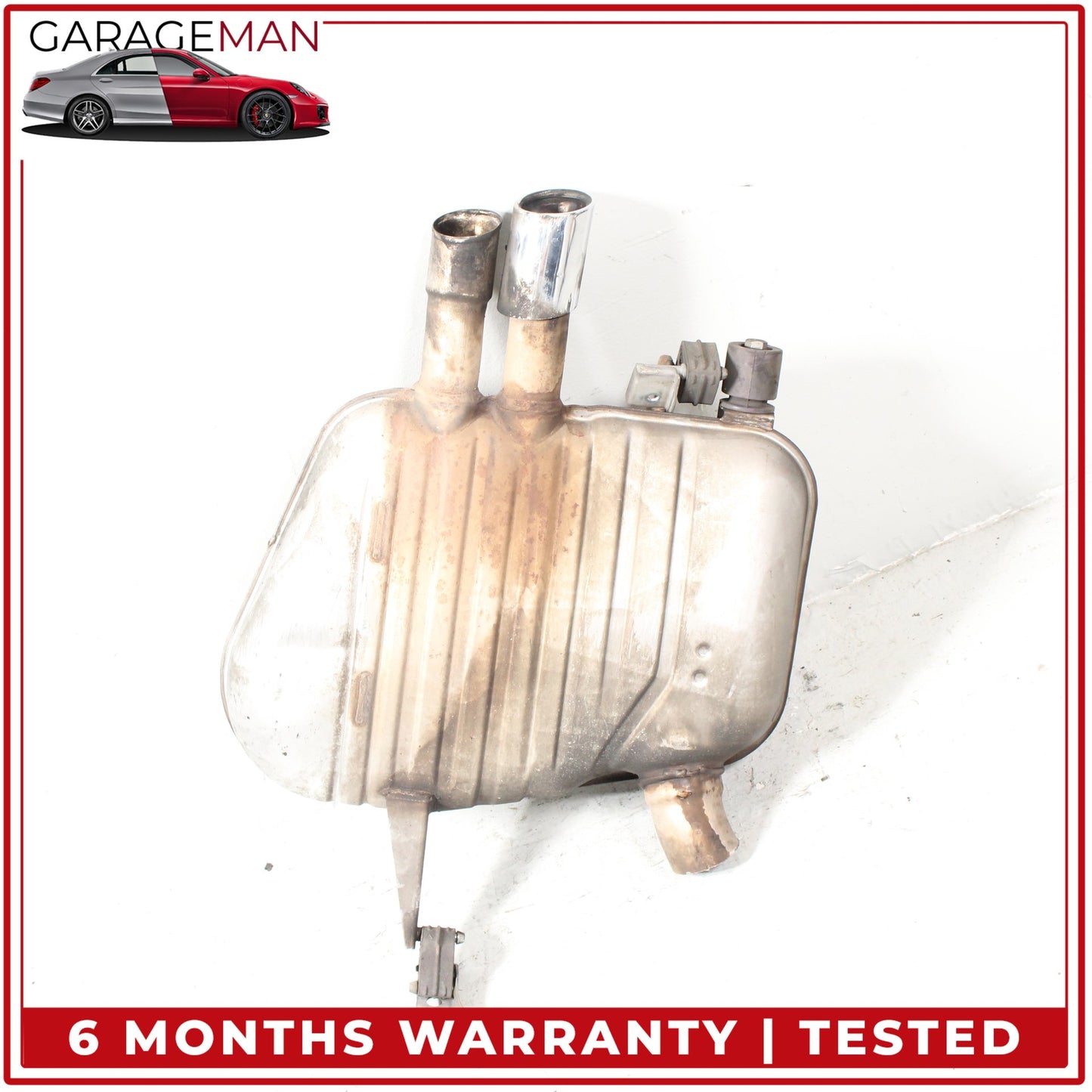2011 BMW 528i F10 N52 3.0L Rear Exhaust Muffler Assembly 7590567