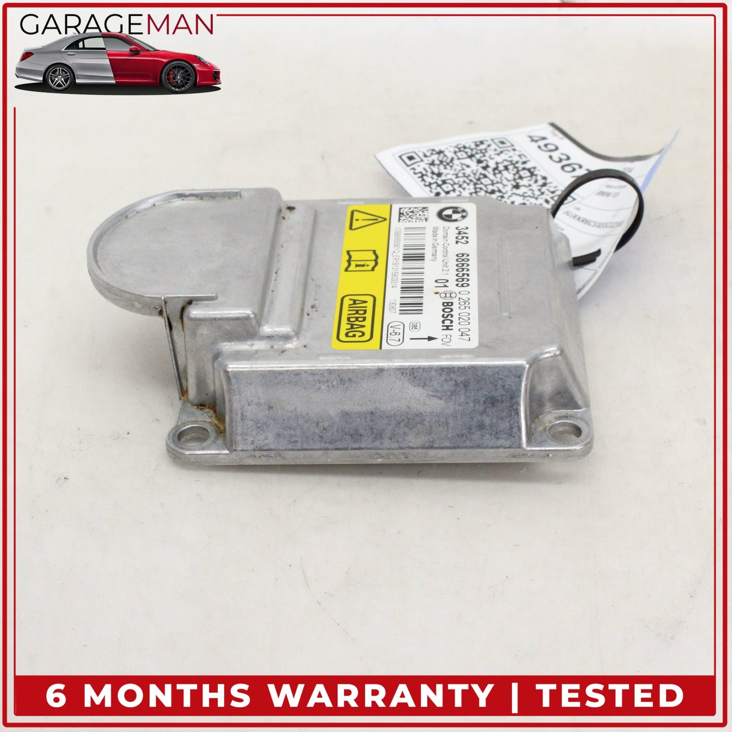 2014-2018 BMW X5 F15 SUV Airbag Airbag SRS Sensor Module Bosch 6866569 OEM