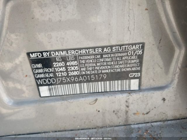Parting Out- 2006 Mercedes-Benz CLS500 W219- 188