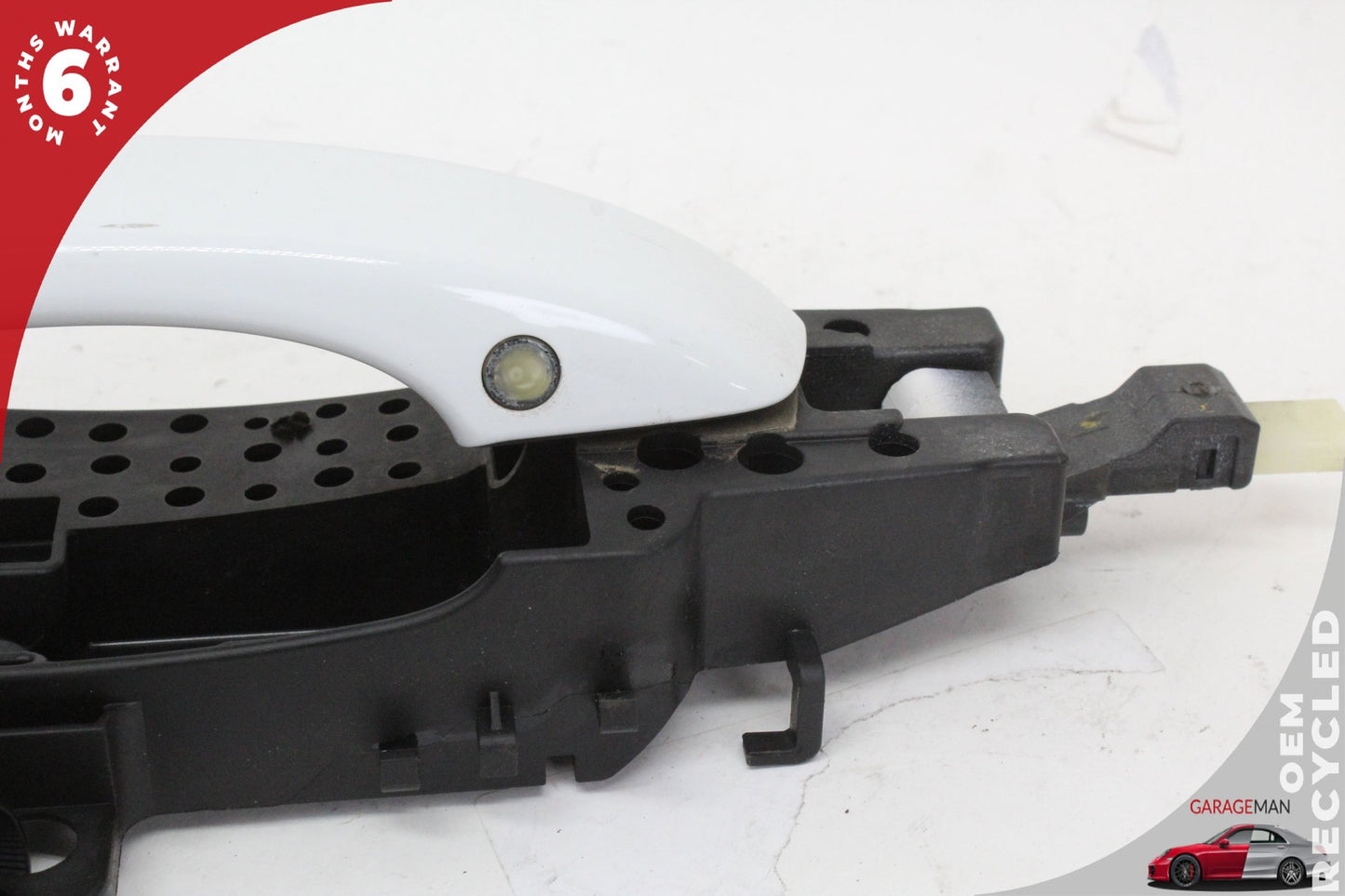 2012-2018 Audi A7 Right Passenger Side Exterior Door Handle White 4H0837886 OEM