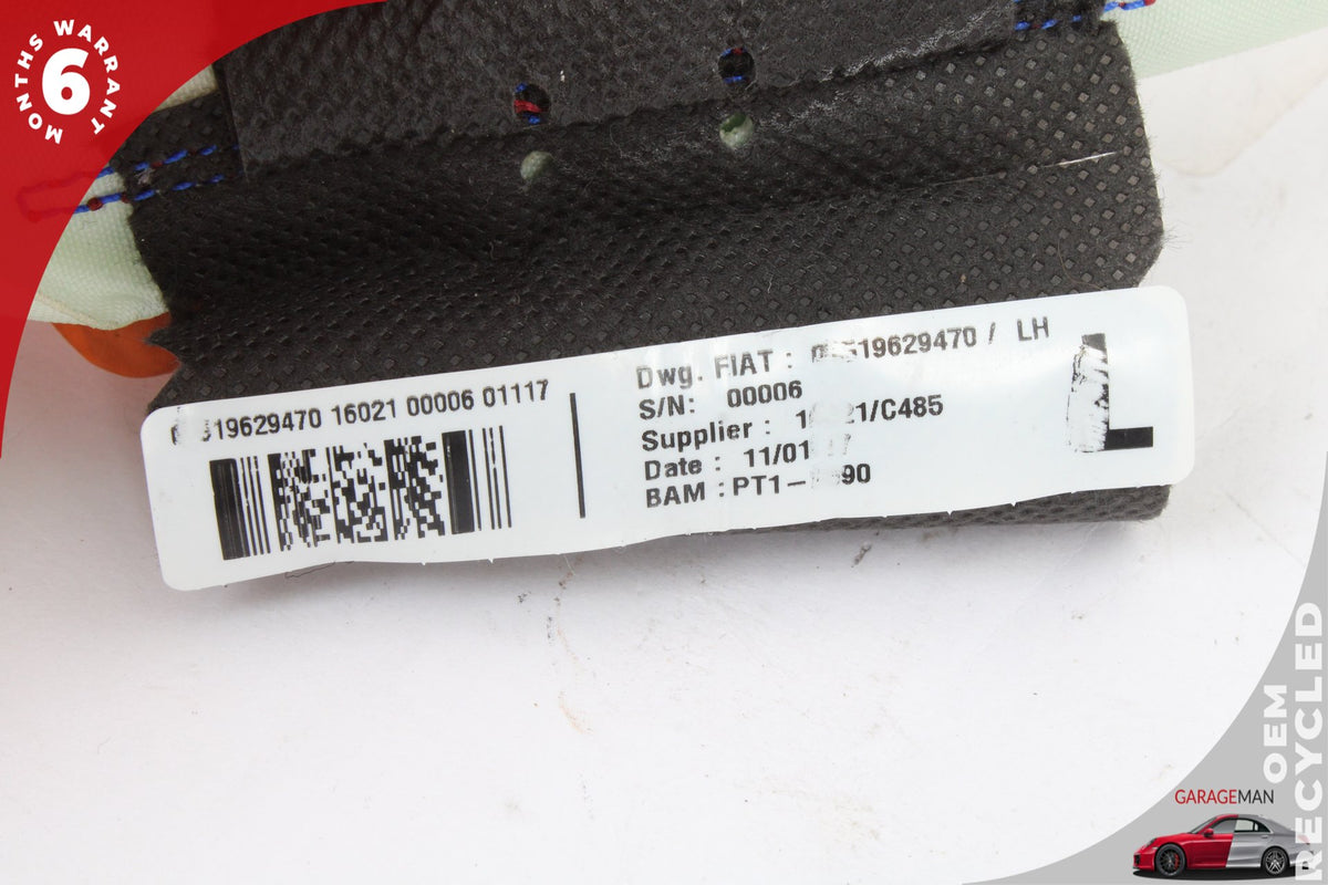 2014-2020 Fiat 500L Left Driver Side Upper Roof Curtain Air Bag 00519629470 OEM