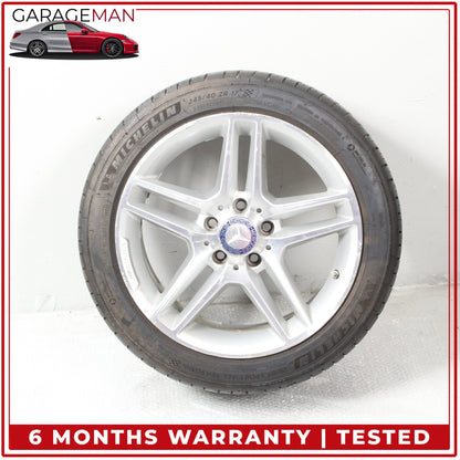 2011-2013 Mercedes W204 C250 Rear Wheel Rim w/ Tire 8.5JX17H2ET58 2044019702 OEM