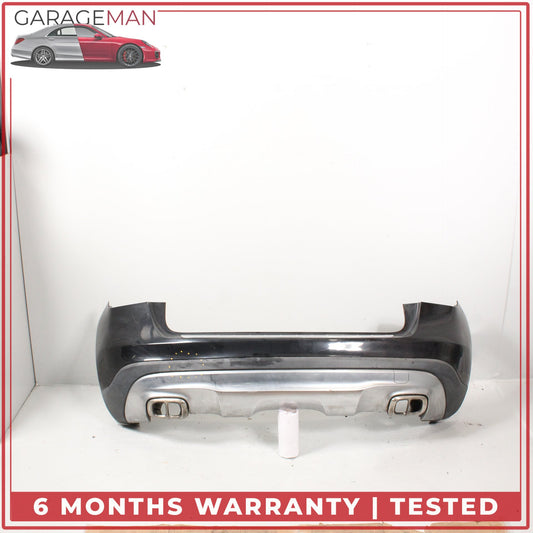 2015-2017 Mercedes-Benz GLA250 X156 Rear Bumper Cover Black 1568802540 OEM