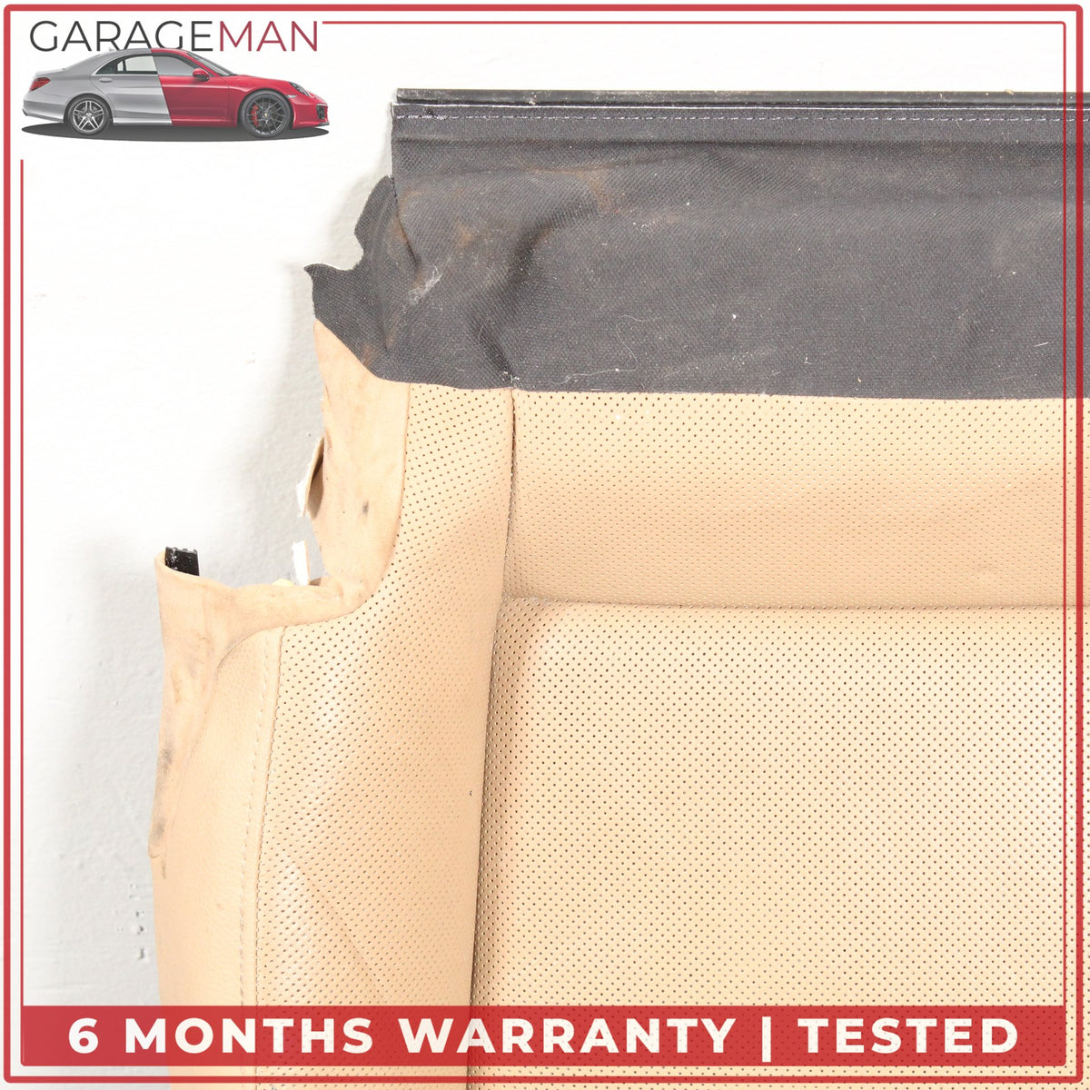 2010-2016 Porsche Panamera 970 Front Right Lower Bottom Seat Cushion Beige OEM