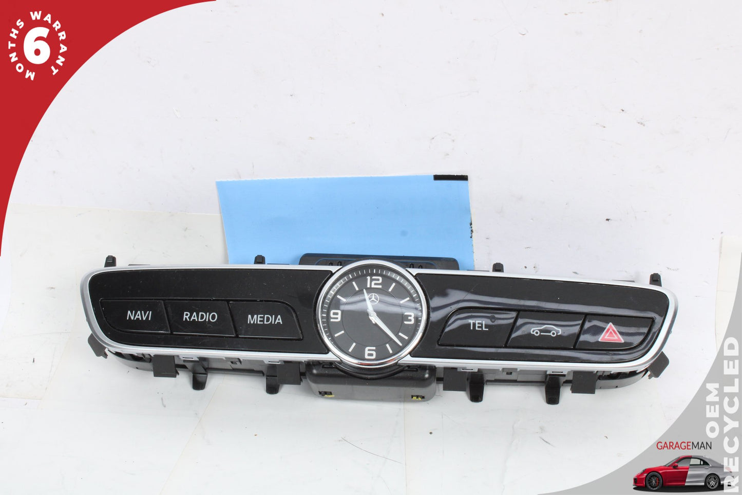 17-19 Mercedes-Benz E400 W213 Wagon Center Dash Hazard Control Switch w Clock 2138272000
