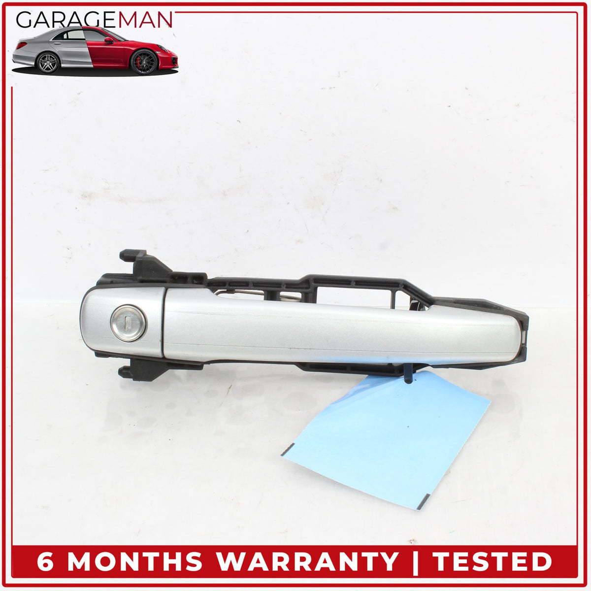 2001-2004 Mercedes R170 SLK320 Left Exterior Door Handle Silver Metallic OEM