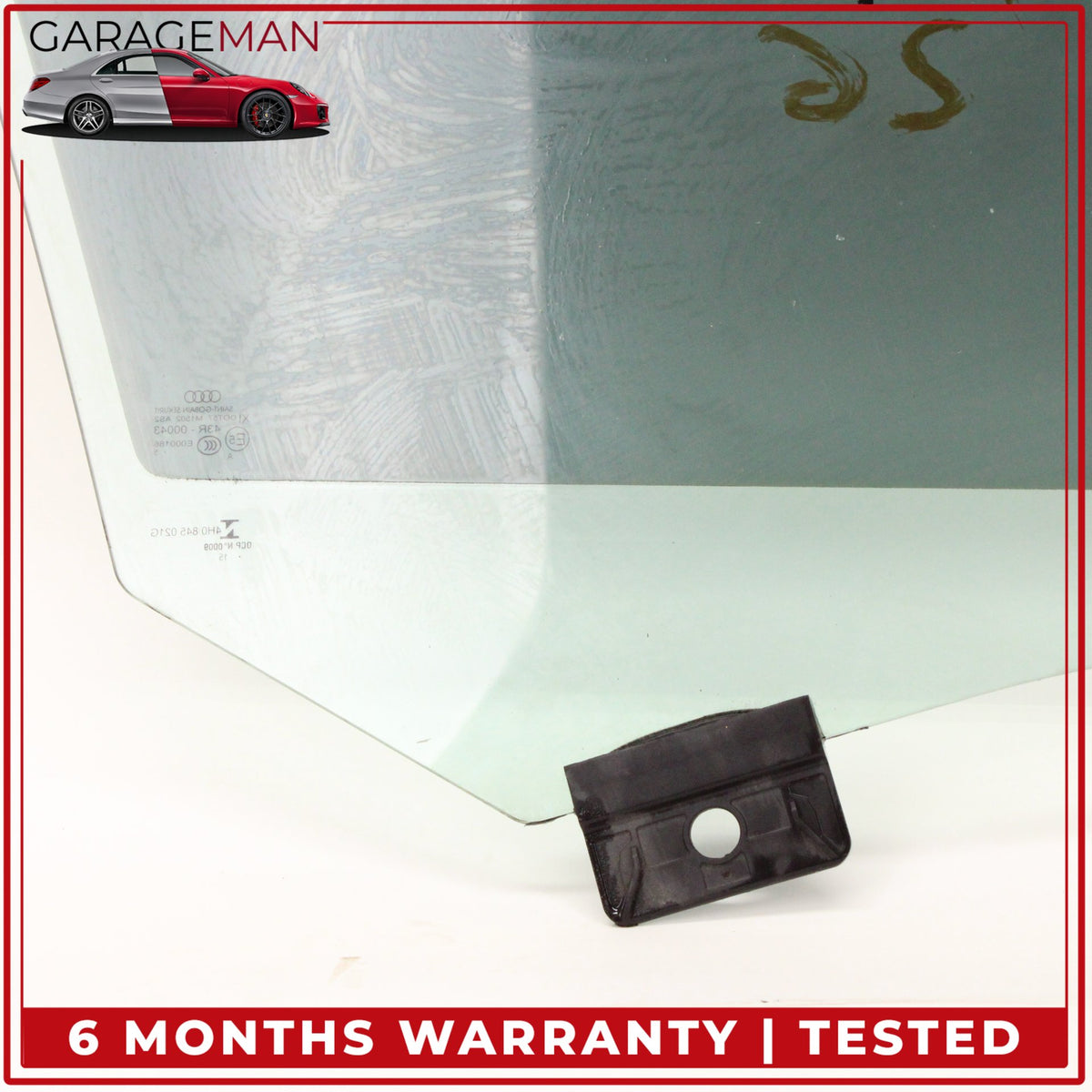 2011-2018 Audi A8 S8 Front Left Driver Side Door Window Glass 4H0845021E OEM