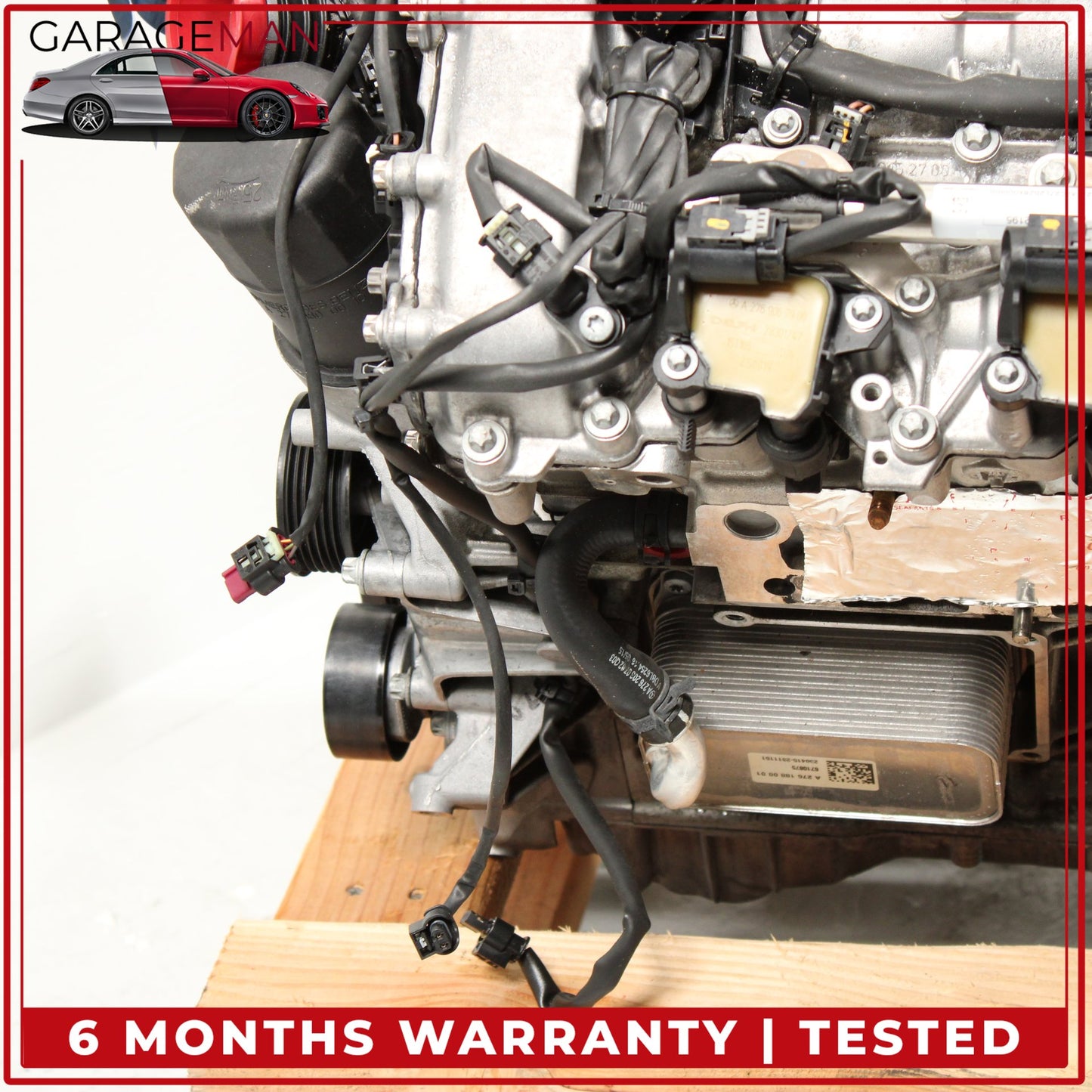 2015-2023 Mercedes C207 E400 RWD 3.0L V6 276.820 Engine Motor Assembly OEM 25K