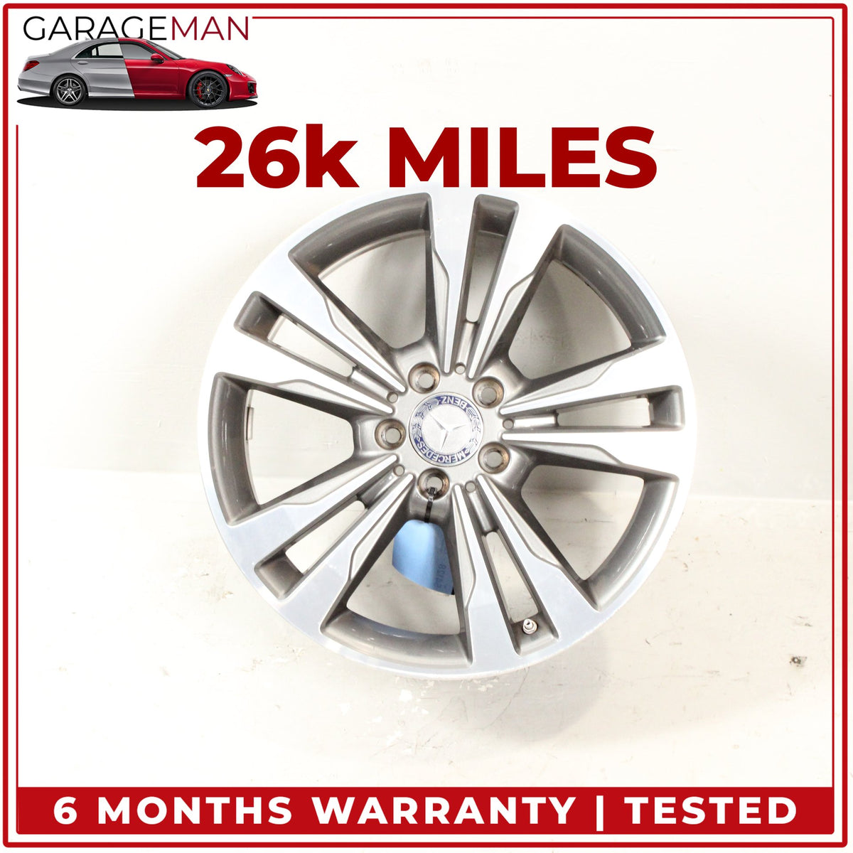 2014-2017 Mercedes C207 E400 Coupe Rear Wheel Rim 8.5JX18H2 ET49 2074013002 OEM
