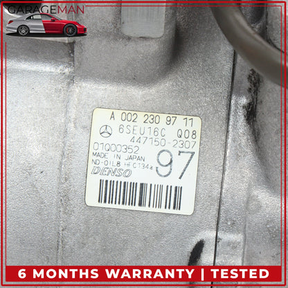 2012-2018 Mercedes-Benz CLS550 W218 AC A/C Air Conditioning Compressor 0022309711