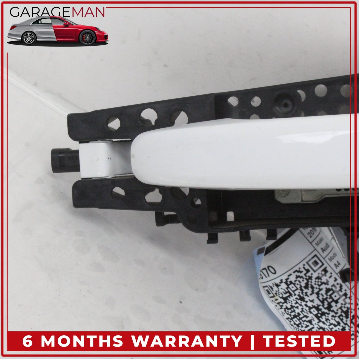 2009-2016 Audi A4 S4 A5 S5 Rear Left Driver Side Exterior Door Handle White OEM