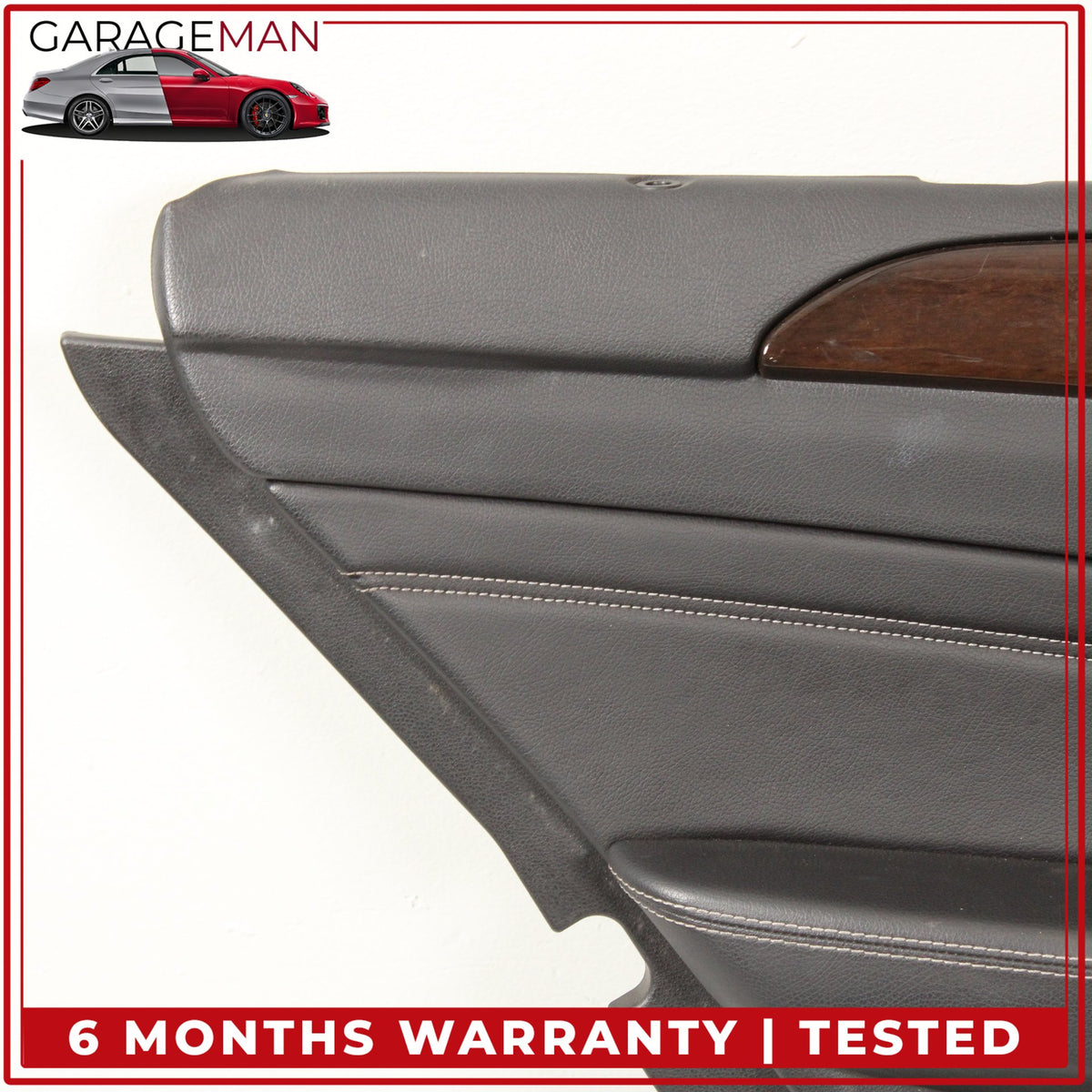 2012-2015 Mercedes W166 ML350 Rear Left Side Door Trim Cover Panel Black OEM