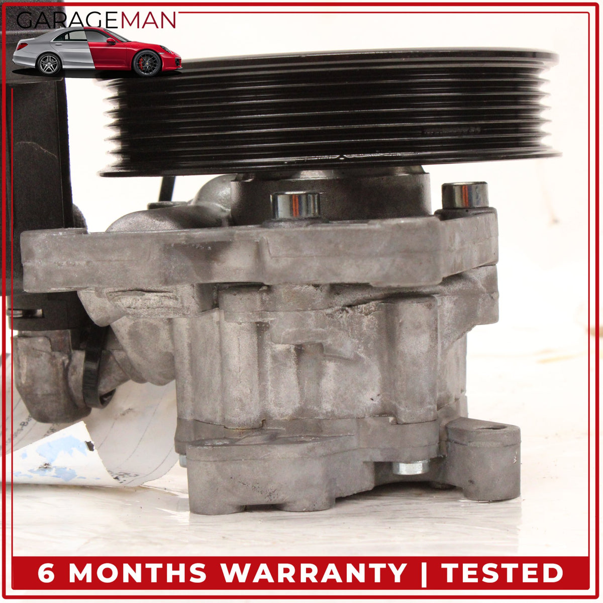 2003-2011 Mercedes-Benz SL500 R230 RWD Power Steering Pump w/ Reservoir Tank OEM