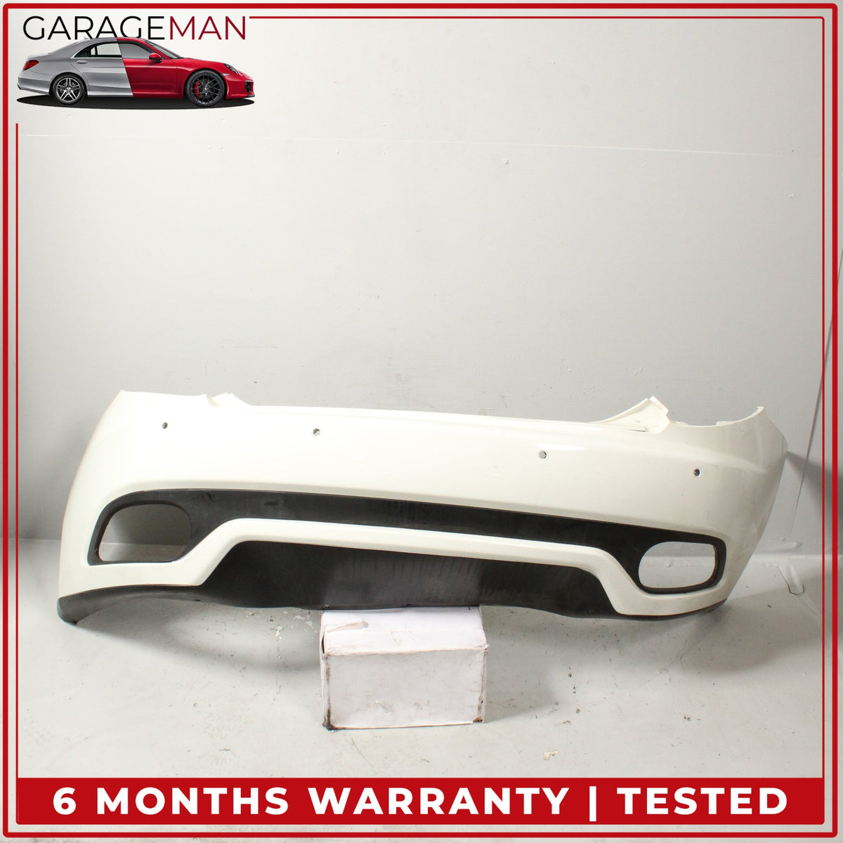 2008-2019 Maserati GranTurismo M145 GranCabrio Rear Bumper Cover White OEM
