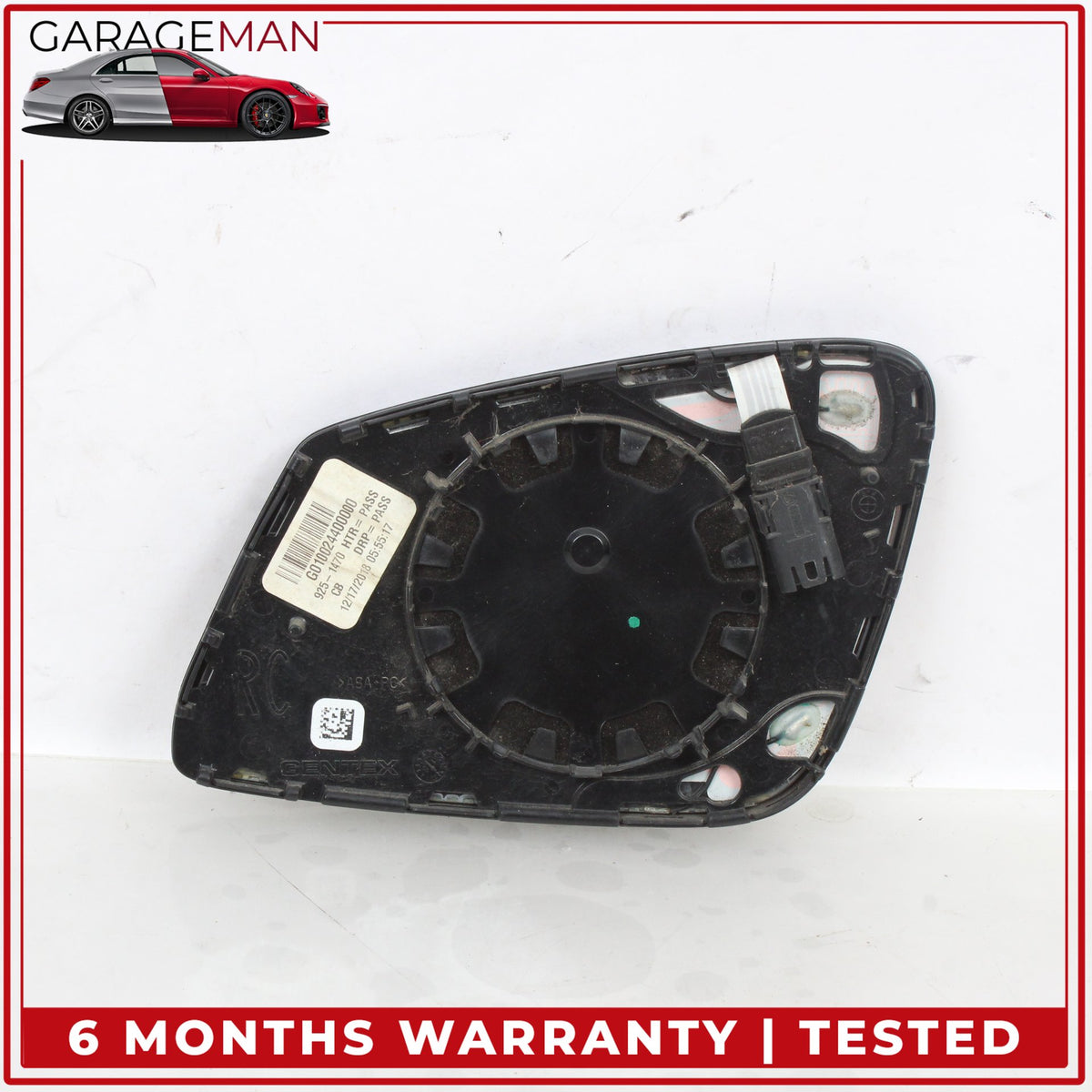 2009-2015 BMW 740i F01 Right Door Mirror Glass 7228612 OEM