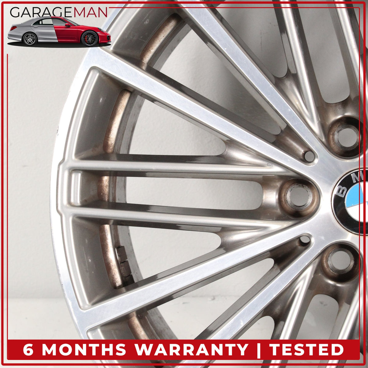2017-2023 BMW 540i 530i M550i 530e Front Side Wheel Rim 8JX19H2 IS30 6894839 OEM