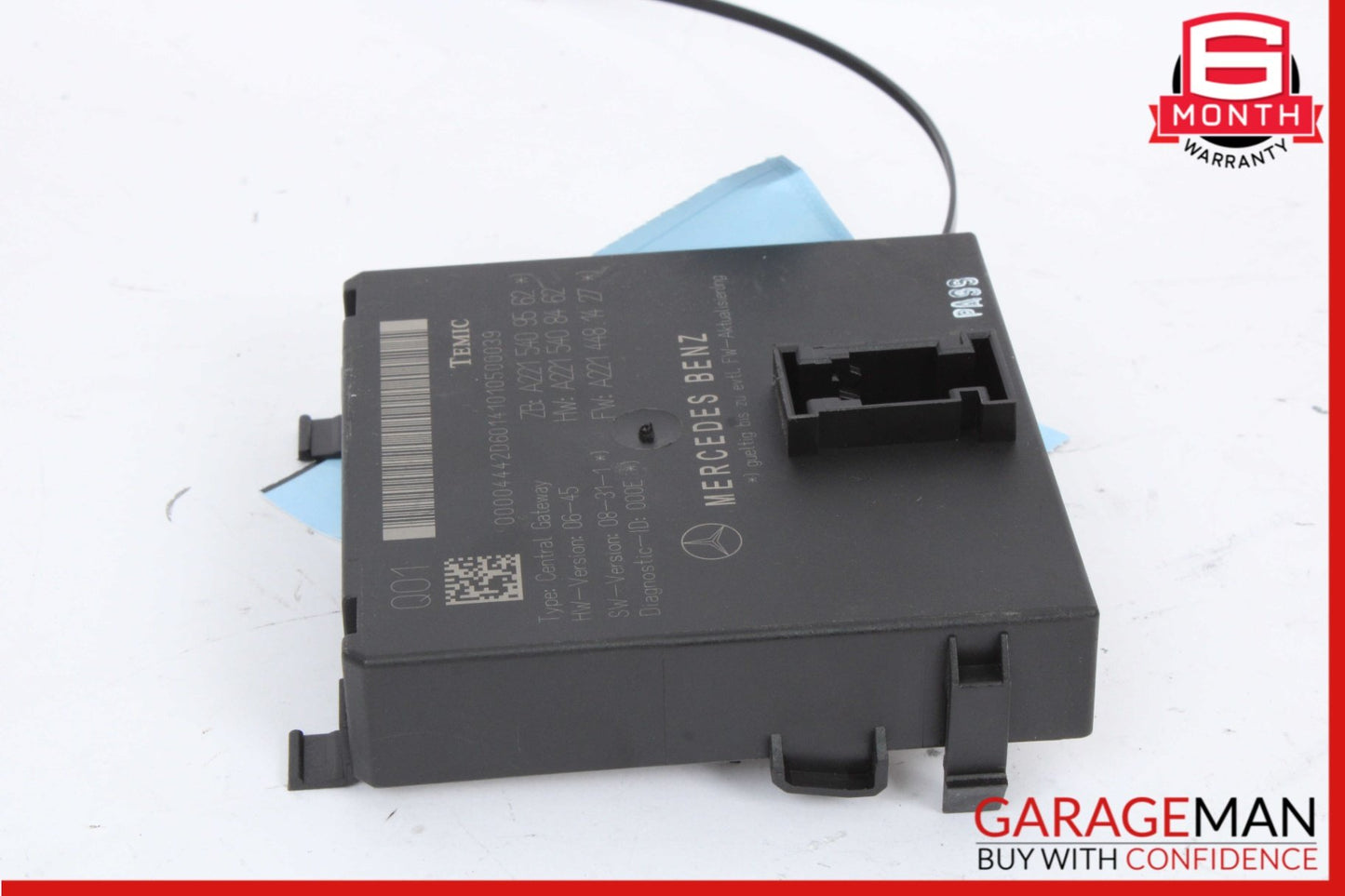 2007-2014 Mercedes-Benz S550 W221 Central Gateway Control Module 2215409562 OEM