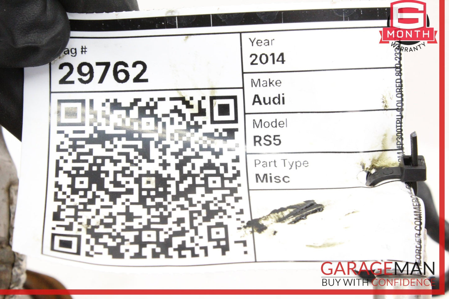 2013-2015 Audi RS5 Left Driver Side Exhaust Manifold Catalytic Converter OEM