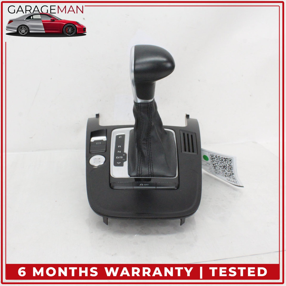 2009-2016 Audi A4 Front Center Console Shifter Knob Boot Trim w/ Switches OEM