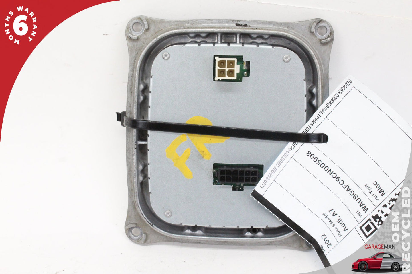 2012-2015 Audi A7 S7 LED Headlight Lamp Ballast Control Module 4G0907472A OEM