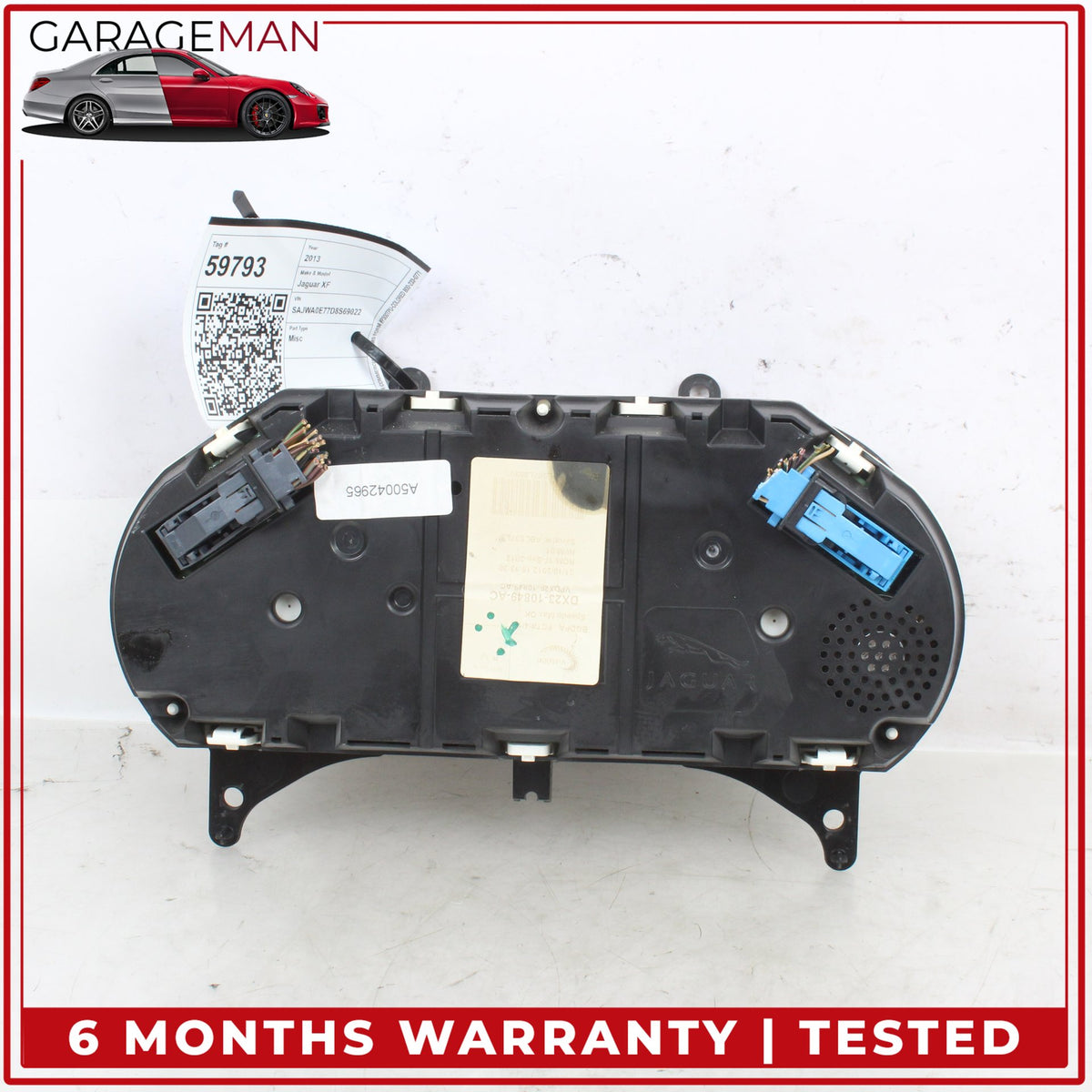 2012-2015 Jaguar XF X250 Speedometer Instrument Cluster Gauge VP9W8F10894A OEM