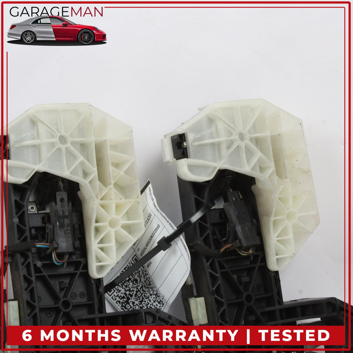 2014-2019 Mercedes W117 CLA250 Front and Rear Exterior Door Handle Set White OEM