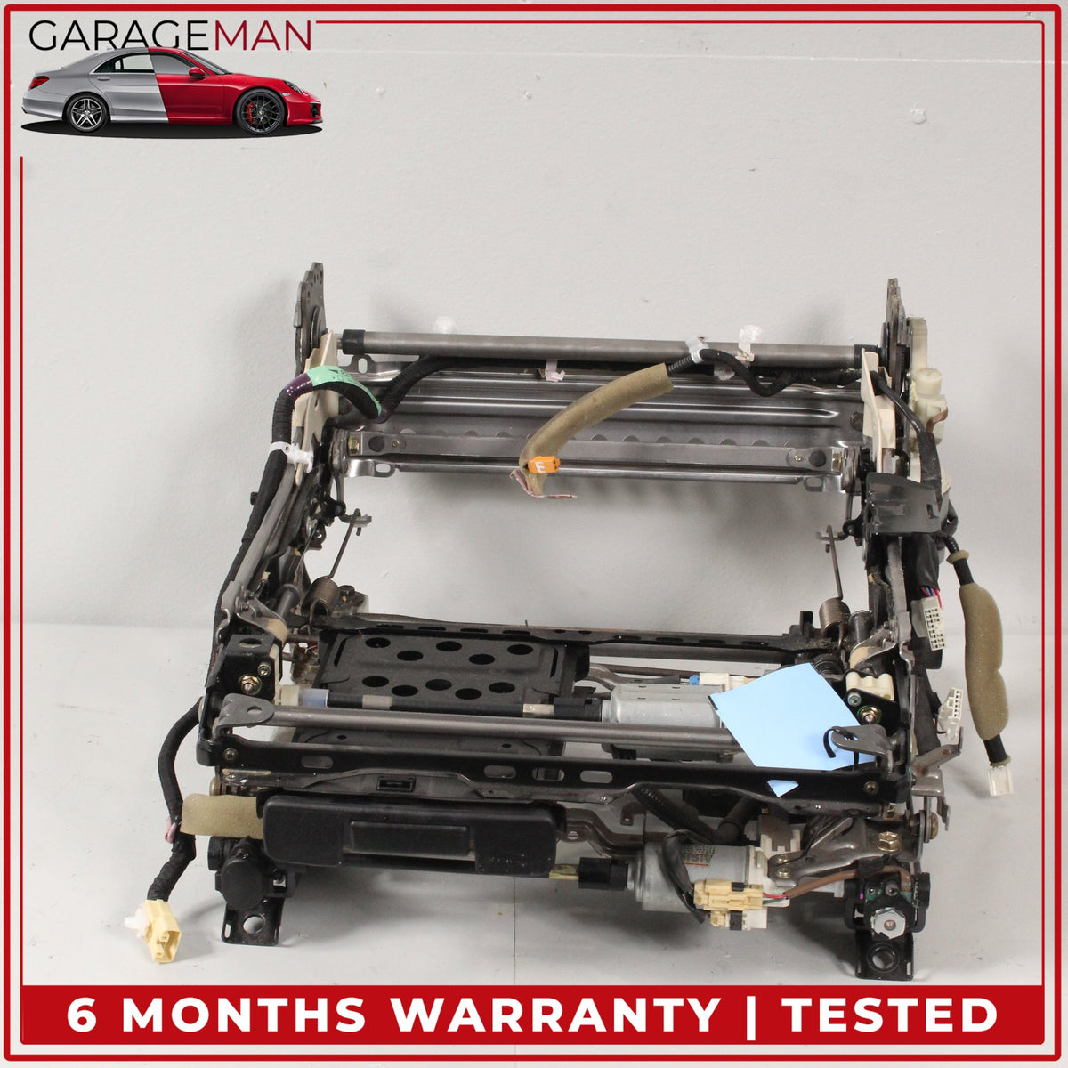 2001-2006 Lexus LS430 XF30 Sedan Front Left Seat Track Rail Frame w/ Motors OEM
