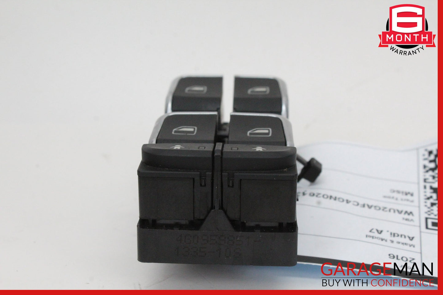 2012-2018 Audi A7 Front Left Side Master Window Control Switch 4G0959851 OEM
