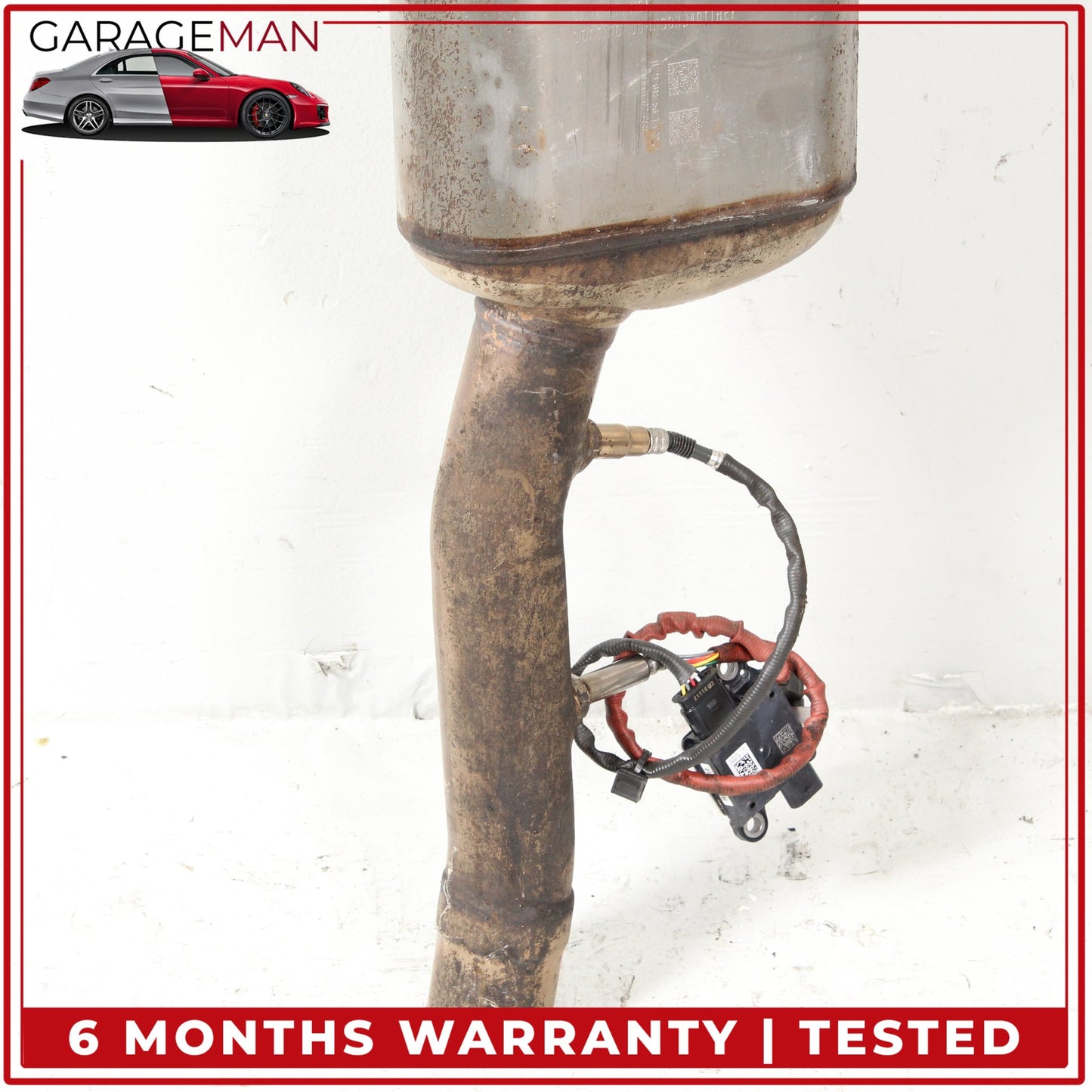 2014-2018 BMW 328d Diesel Center Exhaust Muffler Resonator Pipe 8583372