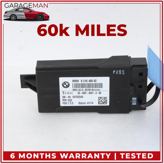 2014-2021 BMW i3 I01 Front or Rear Side Seat Heating Control Module 9216468 OEM