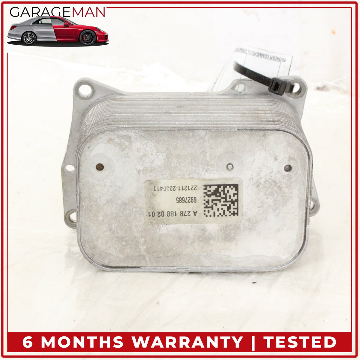 2011-2018 Mercedes W216 CL550 GL450 S550 Engine Oil Cooler 2781880201 OEM