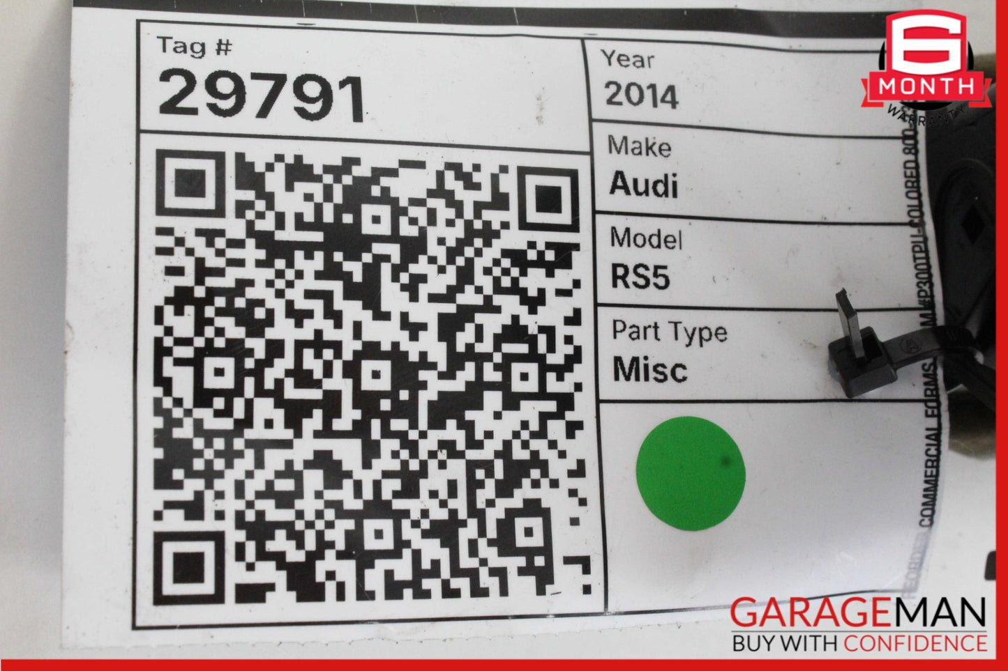 2013-2017 Audi RS5 8T Convertible Rear A/C Climate Control Vent 8K0819203